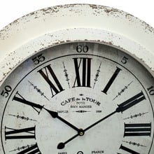 61cm White Old London Wall Clock